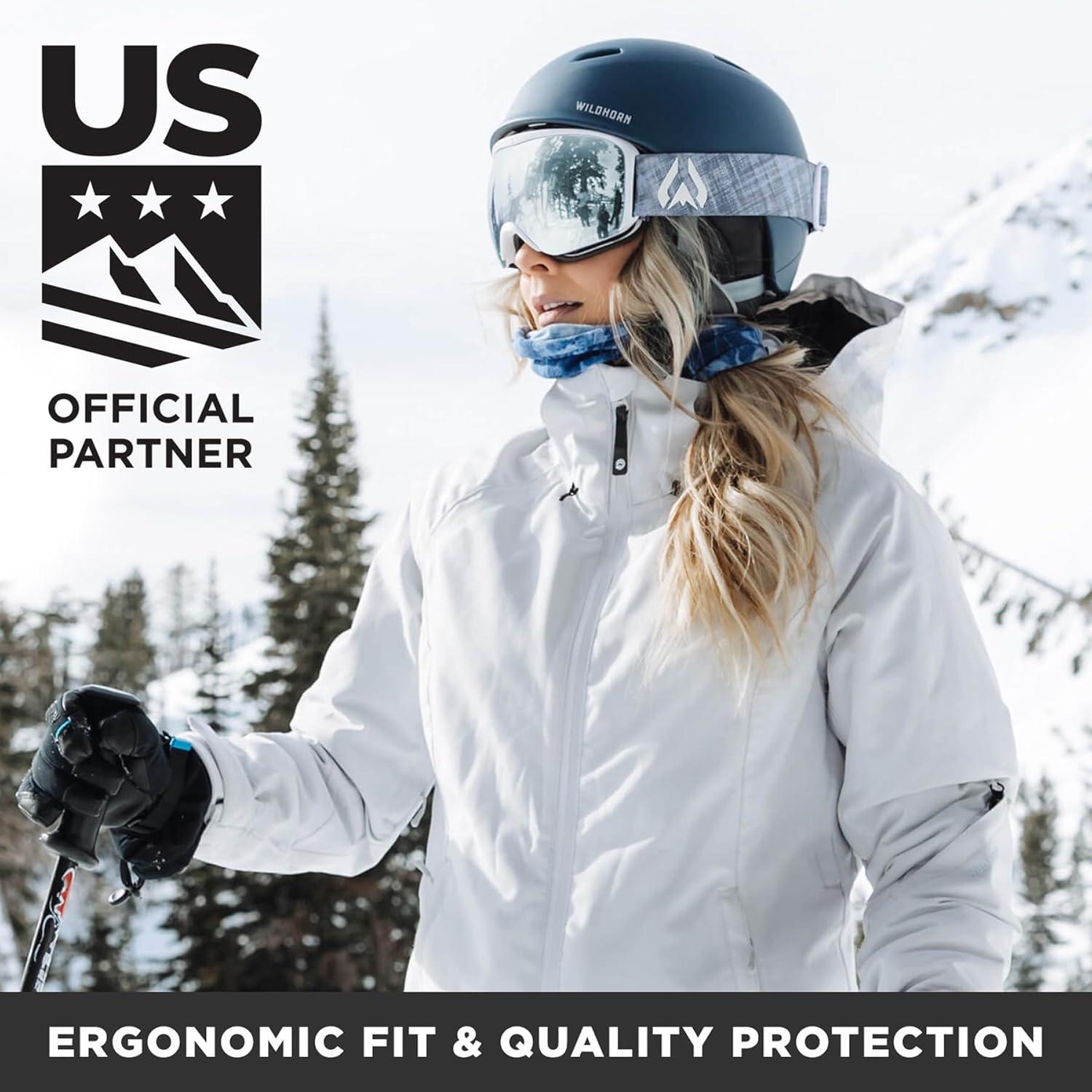 imageWildhorn Drift Snowboard Helmet Ski Helmet Women Men ampamp Youth US Ski Team Official Supplier Lightweight with 13 Adjustable Vents Premium ConstructionArctic White