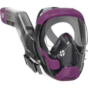Seaview 180 V3 Full Face Snorkel Mask Adult- The V3 is The Perfect Snorkeling Gear for Adults- Snorkel Mask with 180 Panoramic Viewing and Up to 600% Easier Breathing- Patented Flowtech Air Intake(Urchin)