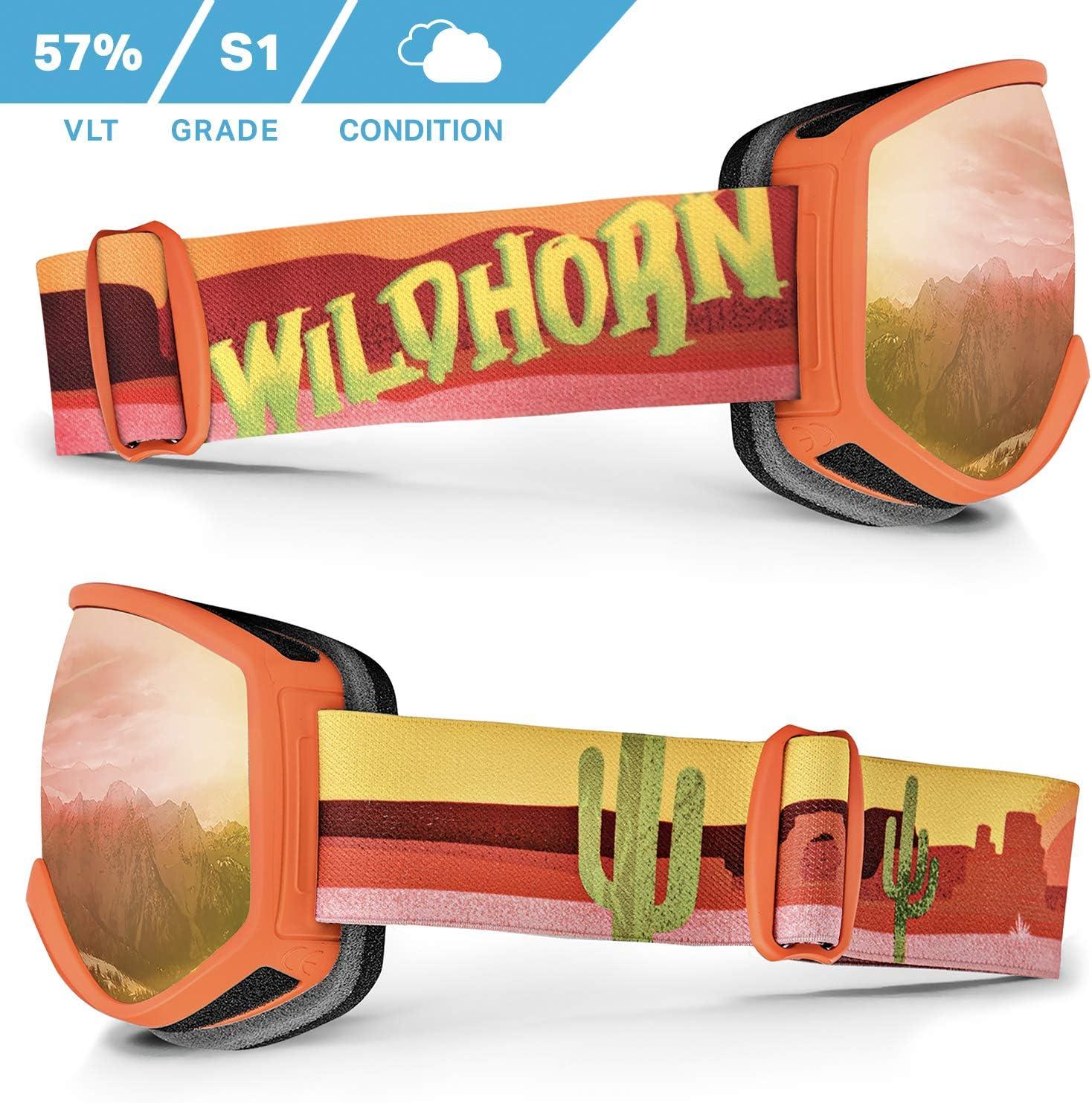 imageWildhorn Shilo Snow ampamp Ski Goggles for Kids