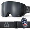 imageWildhorn Pipeline Ski Goggles Men Women OTG AntiFogScratch Snowboard GogglesUS Ski Team Official Supplier100 UV Swap LensStealth Jet Black