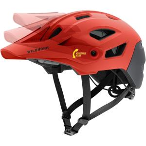 Wildhorn Corvair Mountain Bike Helmet for Men and Women with Maximum Venting, FTA fit System & Adjustable Visor. Adjustable Sizing Adult Bike Helmets for Women and Men. Stylish All Around MTB Helmet(Ember Red)