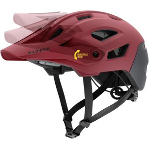 Wildhorn Corvair Mountain Bike Helmet for Men and Women with Maximum Venting, FTA fit System & Adjustable Visor. Adjustable Sizing Adult Bike Helmets for Women and Men. Stylish All Around MTB Helmet(Wine)