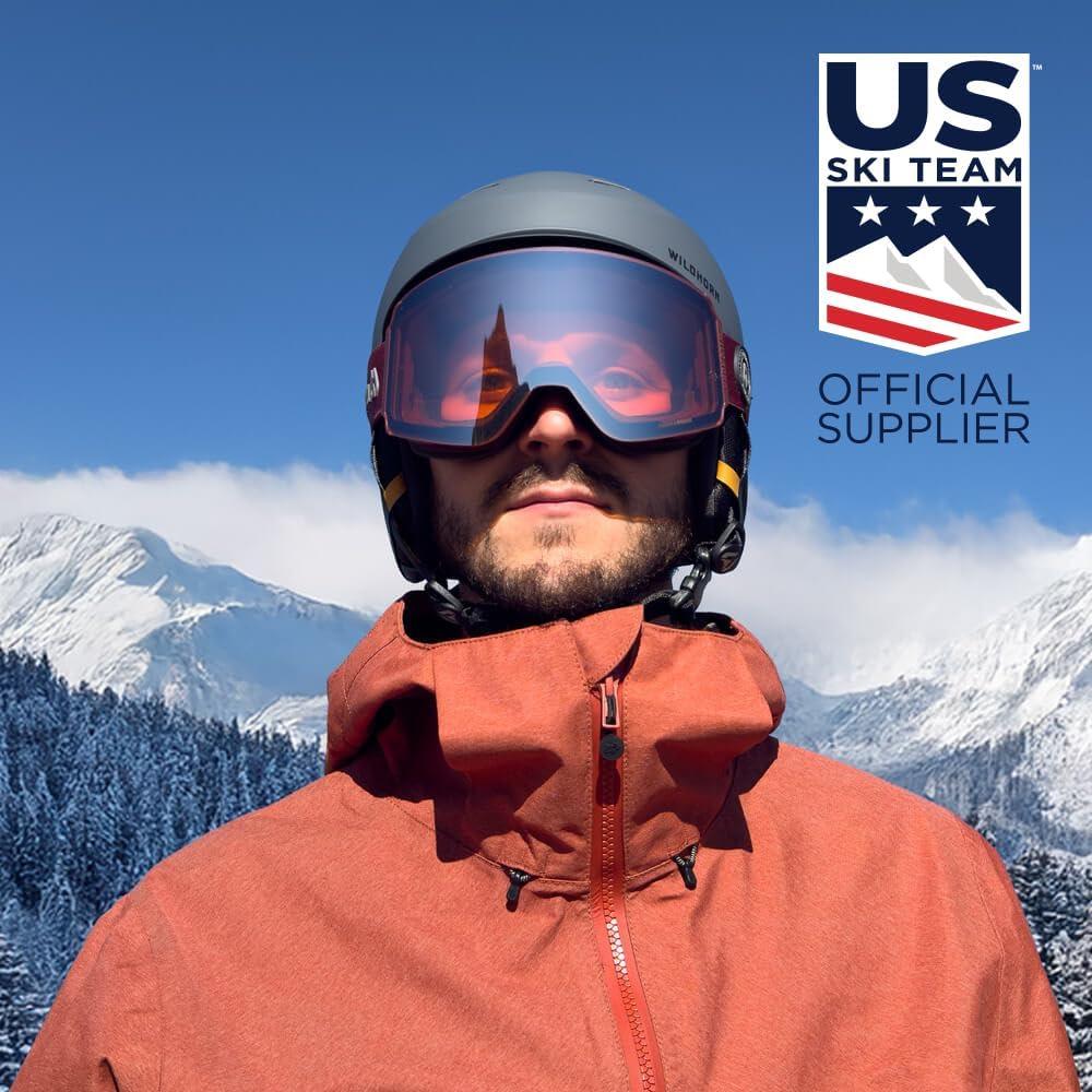 imageWildhorn Outfitters Roca Pro Ski Goggles ExtraReplacement Frameless Lens 185 ViewAmber