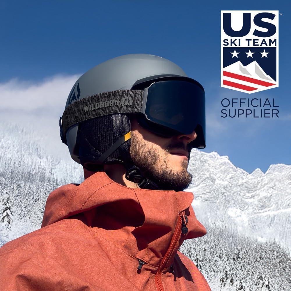 imageWildhorn Outfitters Roca Pro Ski Goggles ExtraReplacement Frameless Lens 185 ViewJetblack