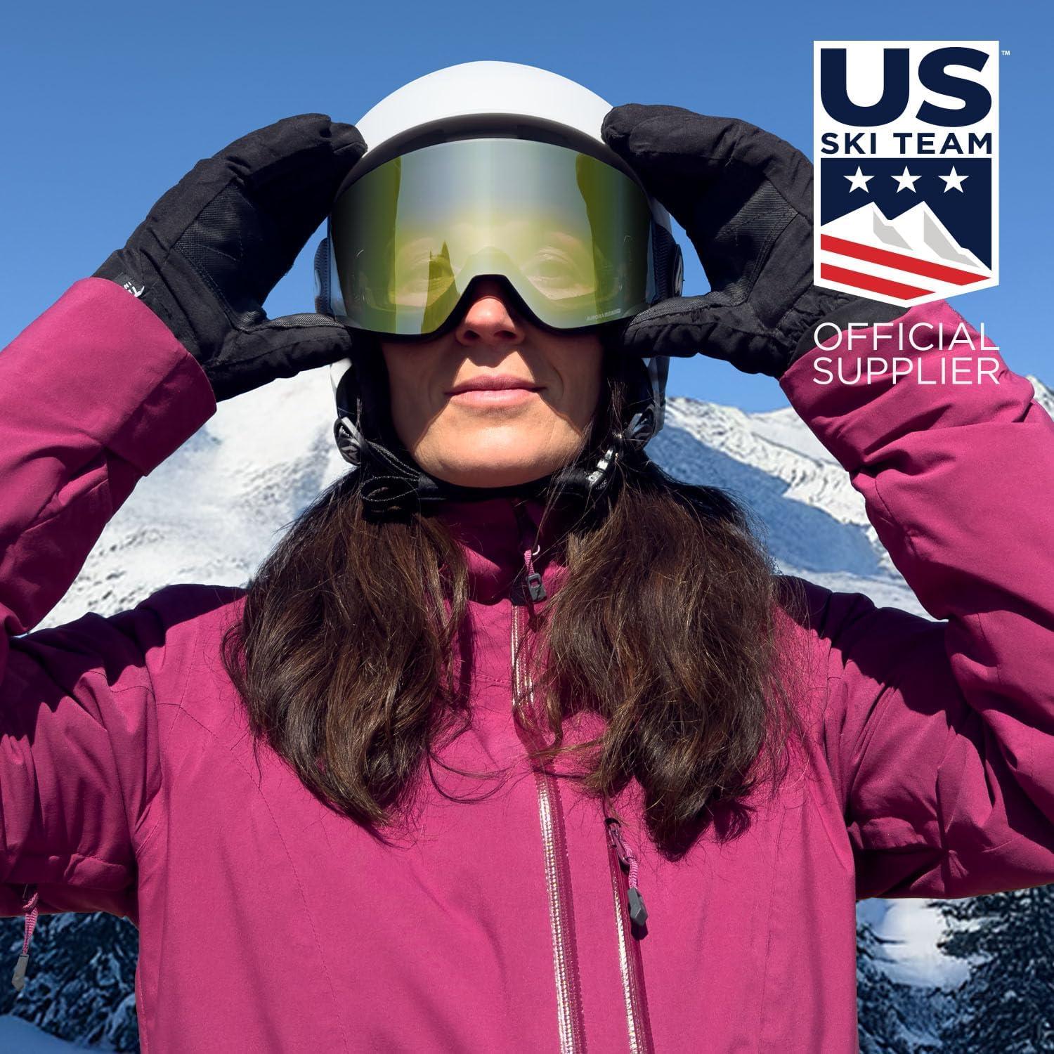 imageWildhorn Outfitters Roca Pro Ski Goggles ExtraReplacement Frameless Lens 185 ViewLlmirroredyellow