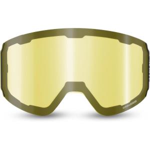 Wildhorn Outfitters Roca Pro Ski Goggles Extra/Replacement Frameless Lens 185 View(Llyellow)