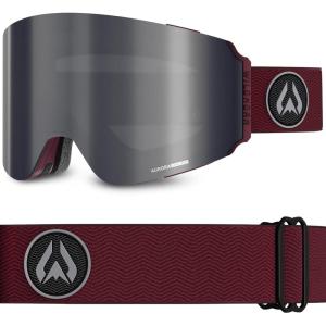 Wildhorn Roca Pro Ski Goggles Men Women, Ultra wide FOV 185° snowboard goggles, Anti-Fog/Scratch 100% UV(Cordova-jetblack)