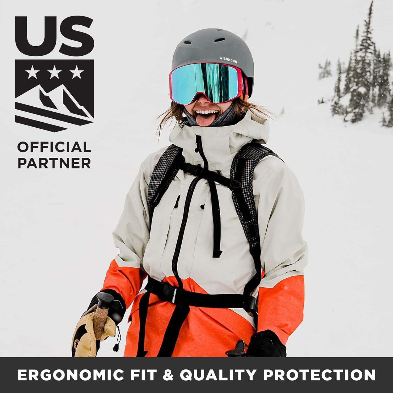 imageWildhorn Drift Snowboard Helmet Ski Helmet Women Men ampamp Youth US Ski Team Official Supplier Lightweight with 13 Adjustable Vents Premium ConstructionGraphite