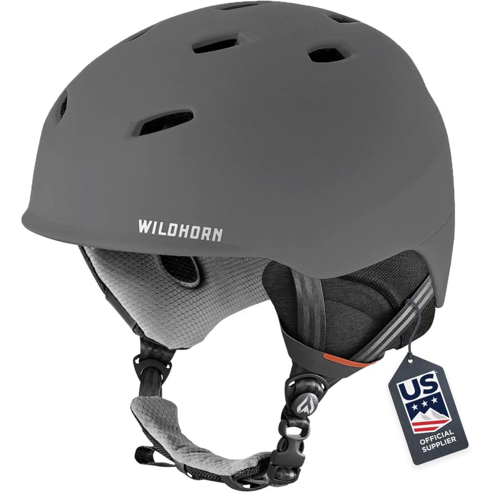 imageWildhorn Drift Snowboard Helmet Ski Helmet Women Men ampamp Youth US Ski Team Official Supplier Lightweight with 13 Adjustable Vents Premium ConstructionGraphite