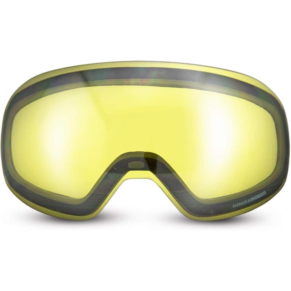 imageWildhorn Outfitters Roca Ski Goggles ExtraReplacement Frameless LensLow Light Yellow