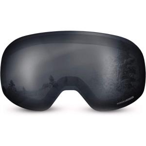 Wildhorn Outfitters Roca Ski Goggles Extra/Replacement Frameless Lens(Jet Black)