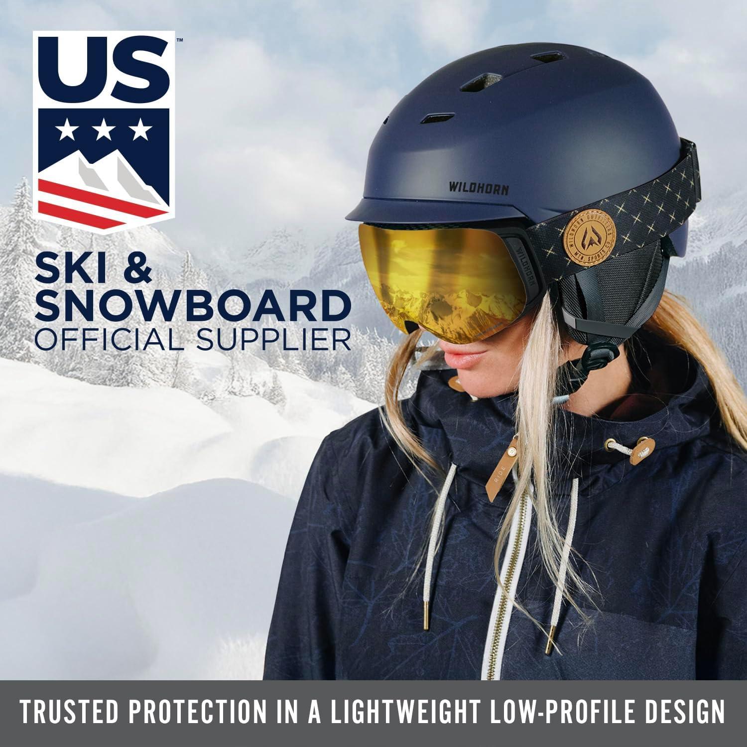 imageWildhorn Drift Snowboard Helmet Ski Helmet Women Men amp Youth US Ski Team Official Supplier Lightweight with 13 Adjustable Vents Premium Construction
