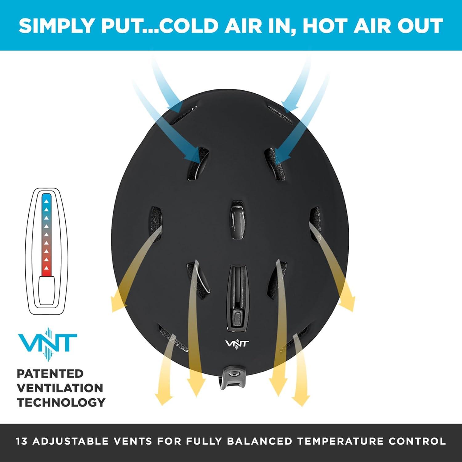 imageWildhorn Drift Snowboard Helmet Ski Helmet Women Men amp Youth US Ski Team Official Supplier Lightweight with 13 Adjustable Vents Premium ConstructionStealth