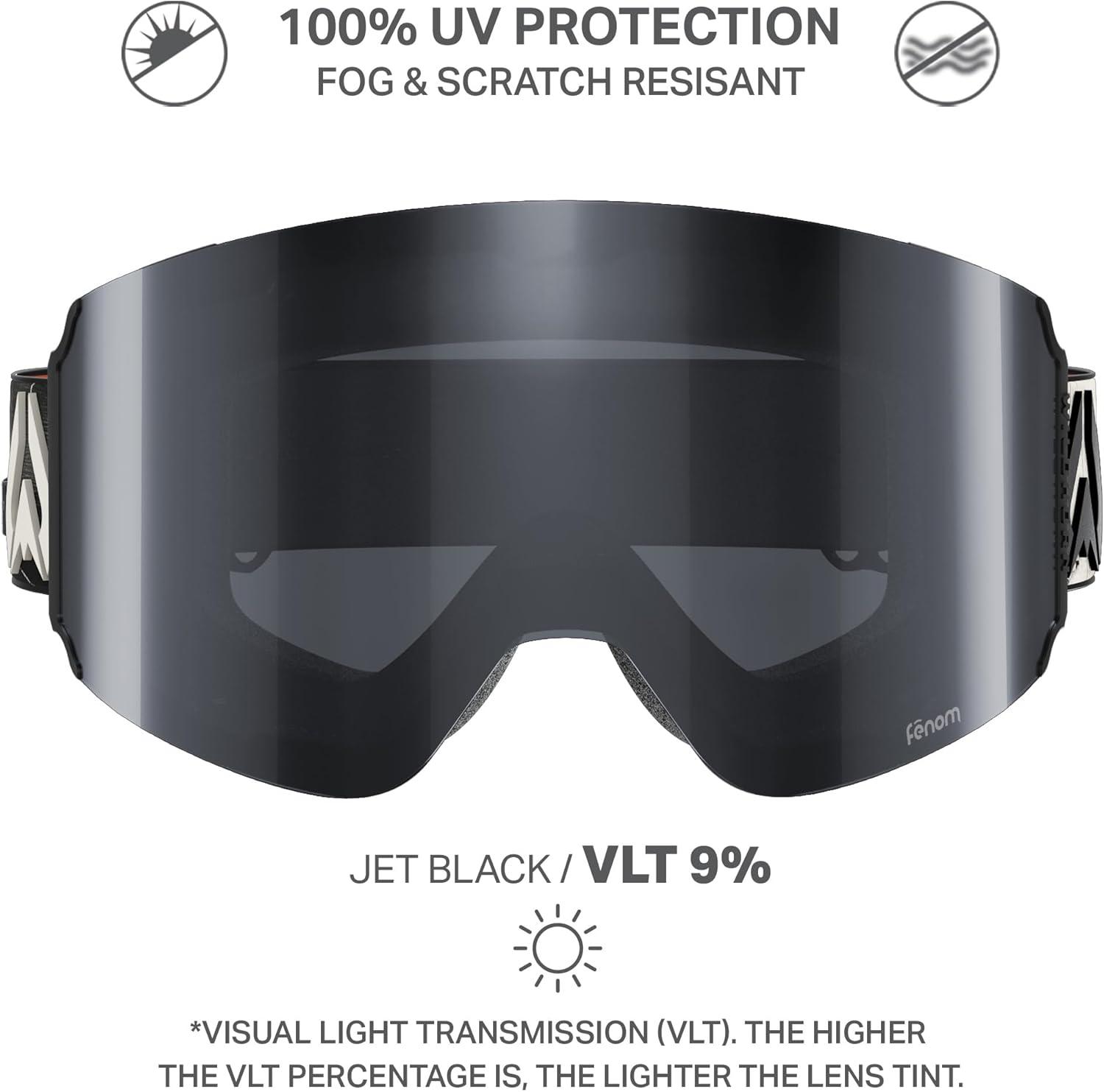 imageWildhorn Maxfield Pro Ski Goggles for Men amp Women Fenom Lens Technology AntiFog Interchangeable Lenses UV400Ejack