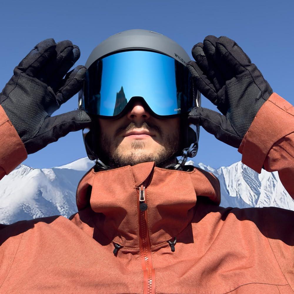 imageWildhorn Maxfield Pro Ski Goggles for Men amp Women Fenom Lens Technology AntiFog Interchangeable Lenses UV400Stealthiceblue